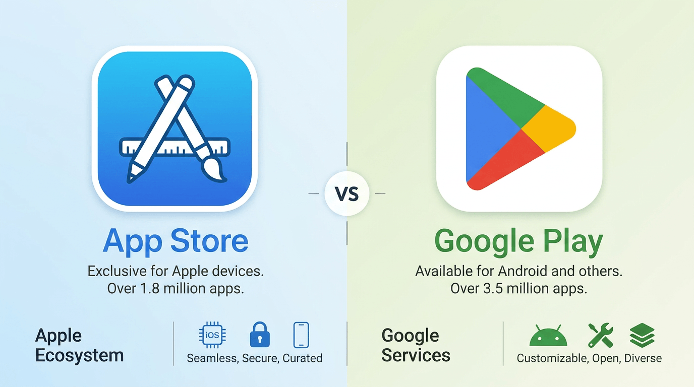 App Store vs Google Play comparison