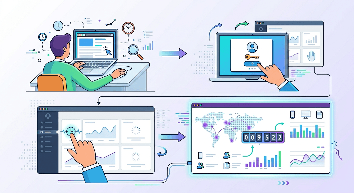 A website audit tracking dashboard with issue status, completion percentage, and owner assignments