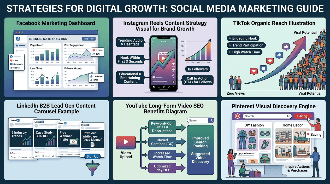 Instagram Reels content strategy visual for brand growth